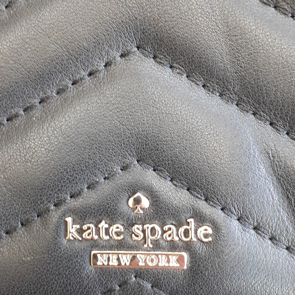 Kate Spade Leather Bag with gingham quilting - Picture 5 of 12